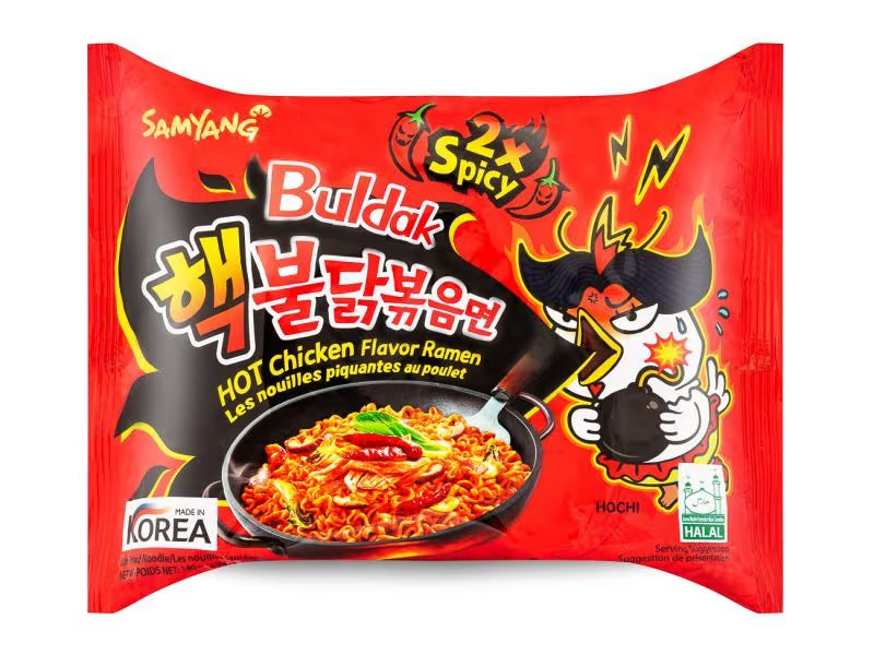 Buldak 2X Spicy Hot Chicken Flavour Ramen 130g