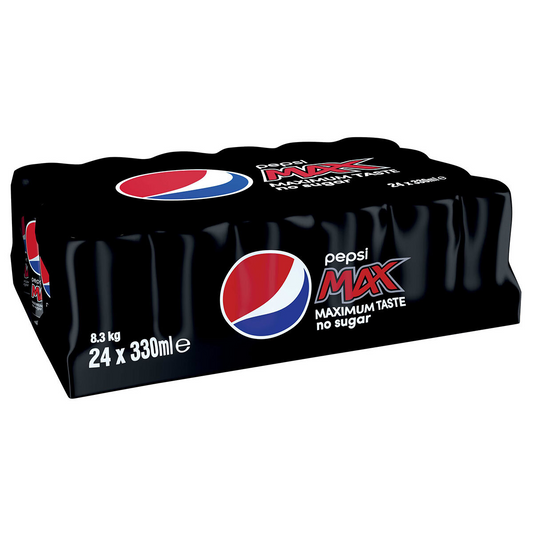 Pepsi Max No Sugar Cola Cans 330ml
