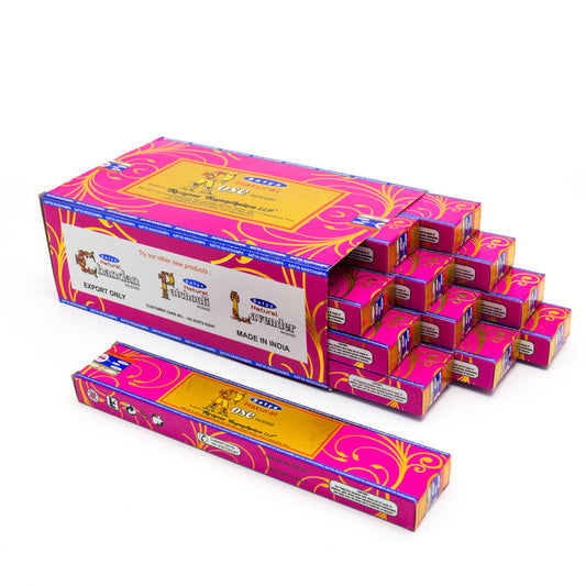 Natural Rose Incense Sticks by Satya