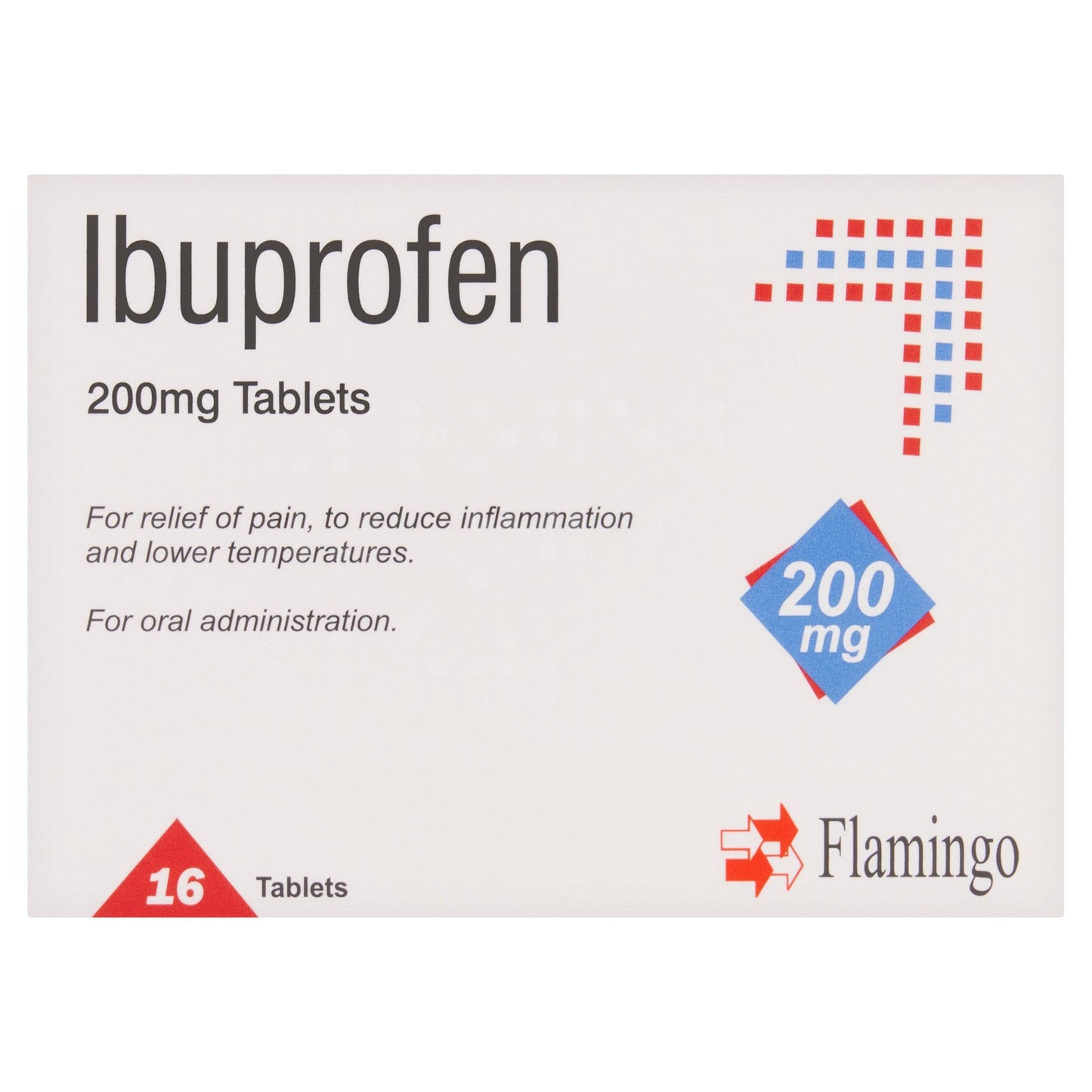 Ibuprofen 200mg 16 Tablets