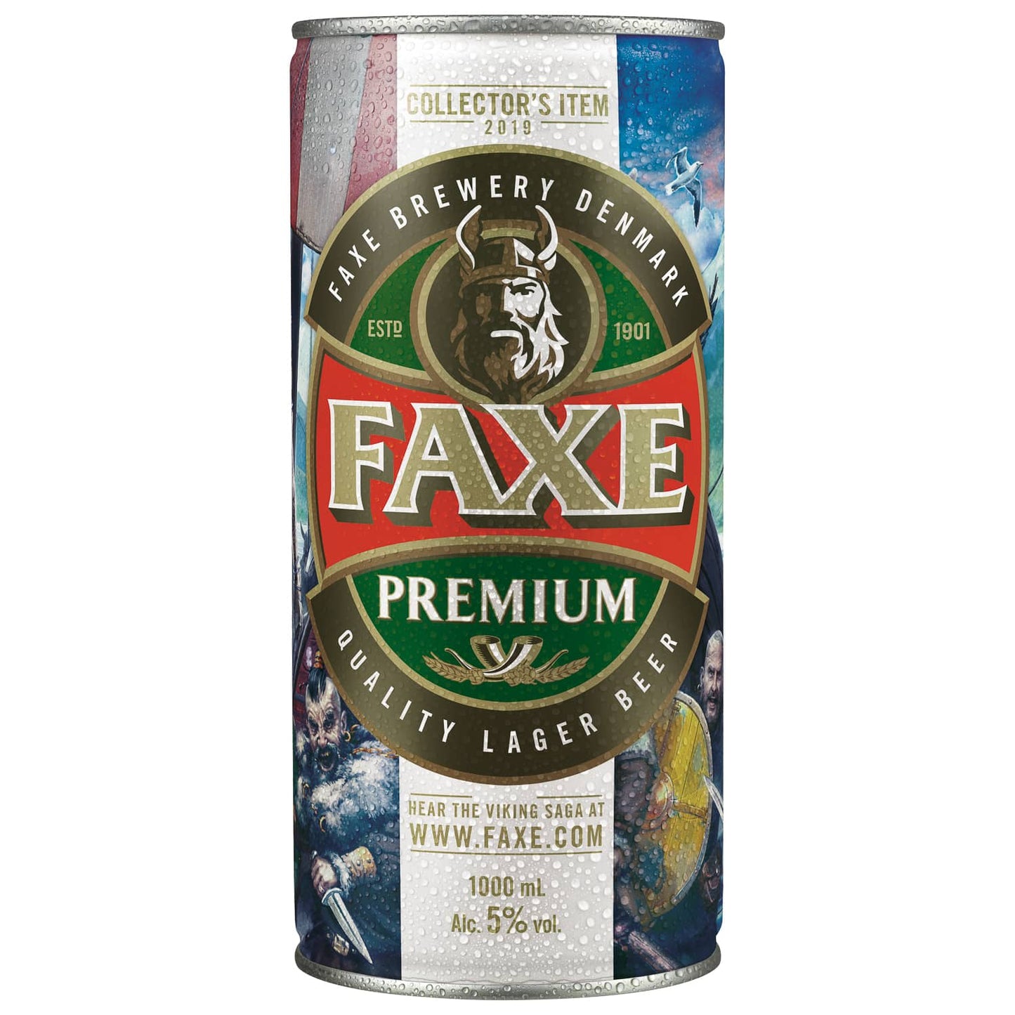 Faxe Danish Lager Can 1L