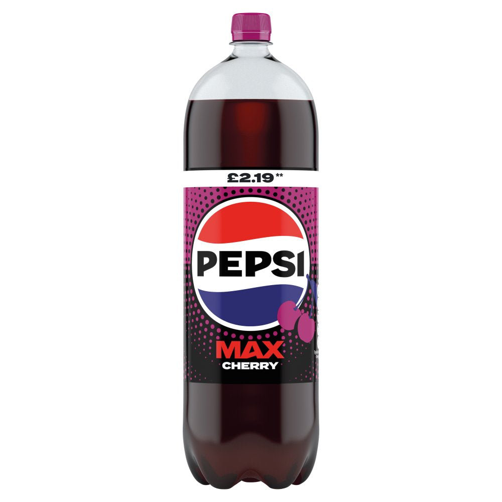 Pepsi Max Cherry No Sugar Cola Bottle 2L