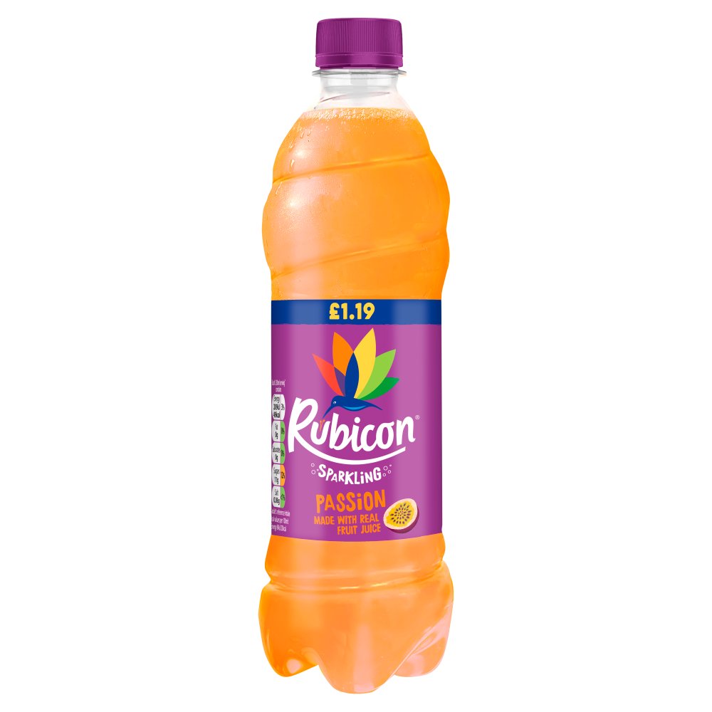 Rubicon Sparkling Passionfruit Juice Soft Drink 500ml