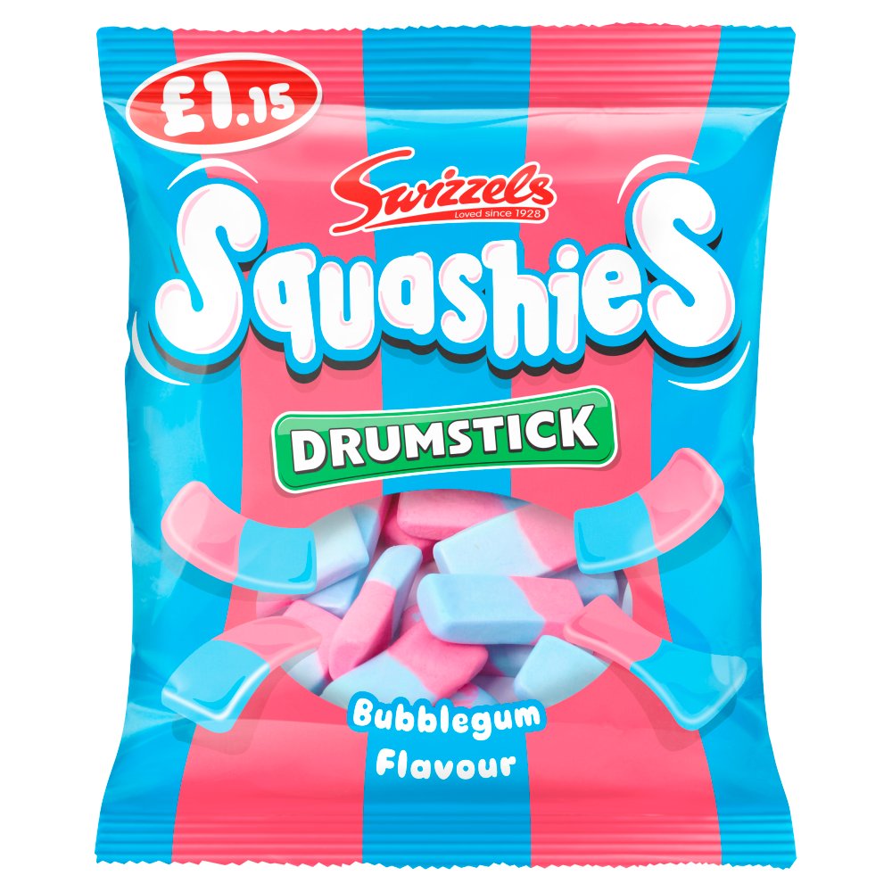 Swizzels Squashies Drumstick Bubblegum 12 x 120g PM£1.15