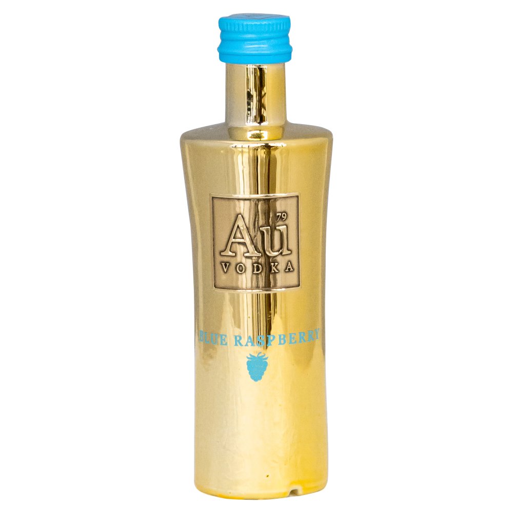 Au Blue Raspberry Vodka Miniatures 5cl