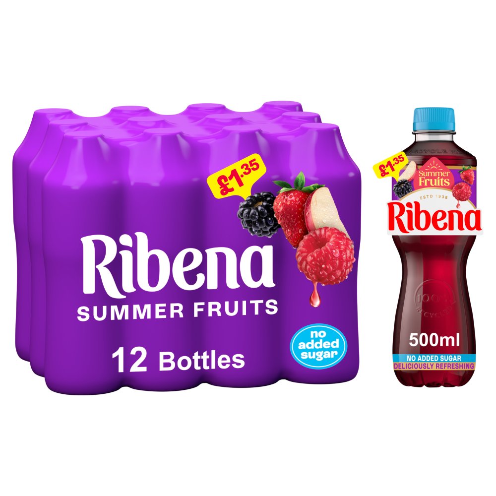 Ribena Summer Fruits Juice Drink 500ml