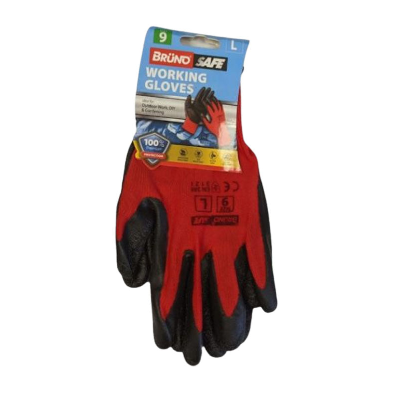 Bruno Safe Latex Work Gloves Large