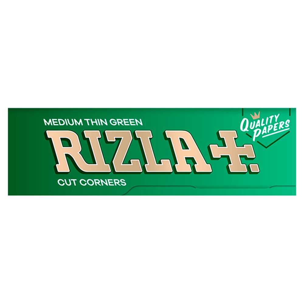 Rizla Medium Thin Green Regular Rolling Papers