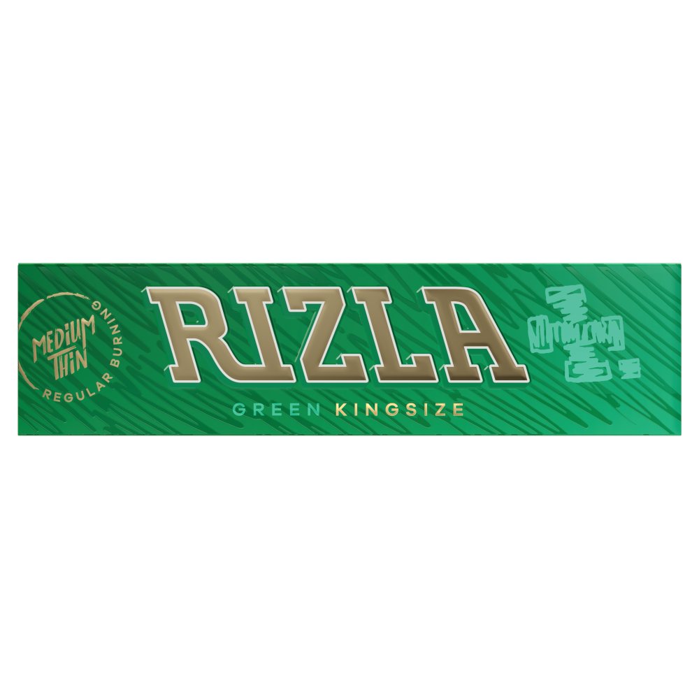 Rizla Medium Thin Green King Size Rolling Papers