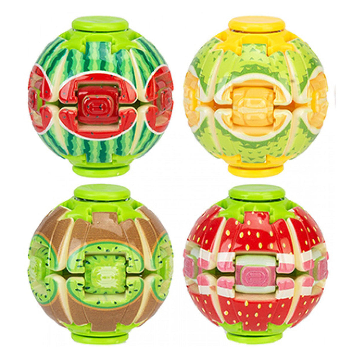 Fruit Gyro Spinner Fidget Ball 6cm (Assorted)