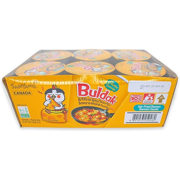 Buldak Cheese Cup Noodles 6 x 80g