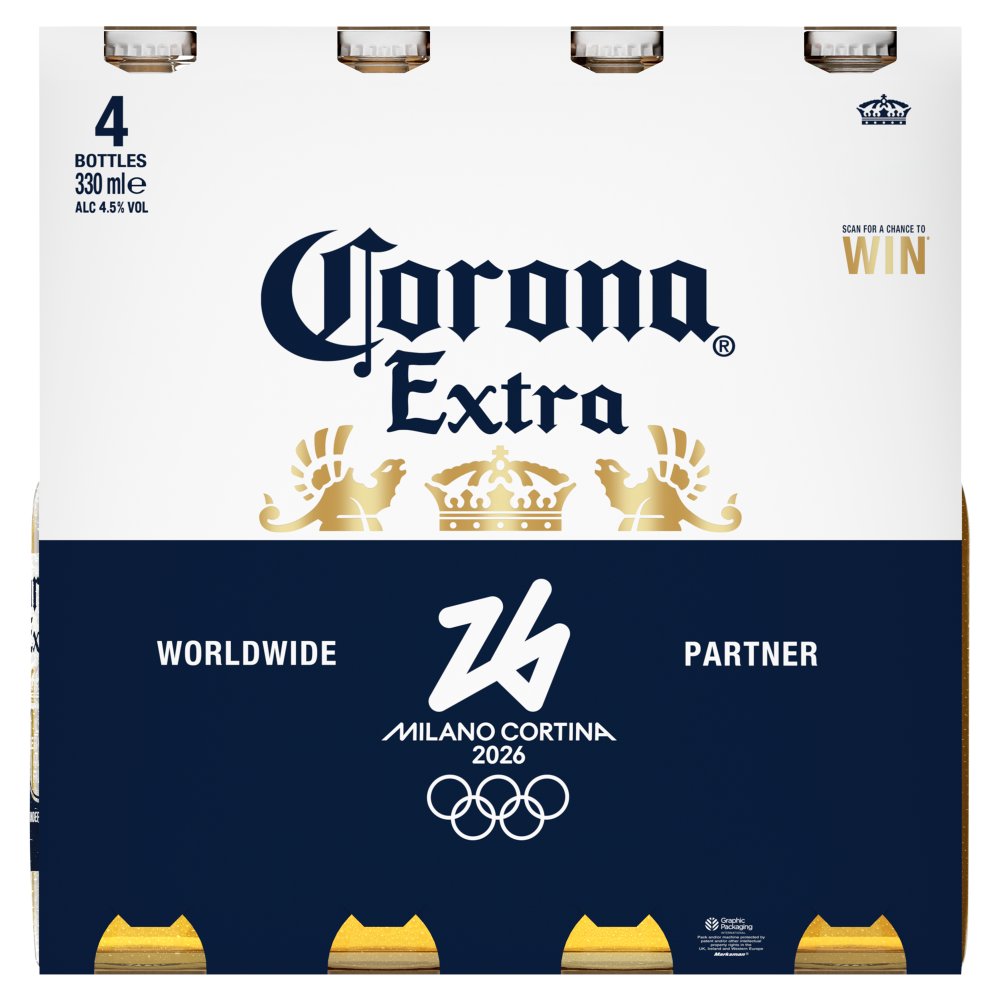 Corona Extra Premium Lager Beer Bottles 330ml