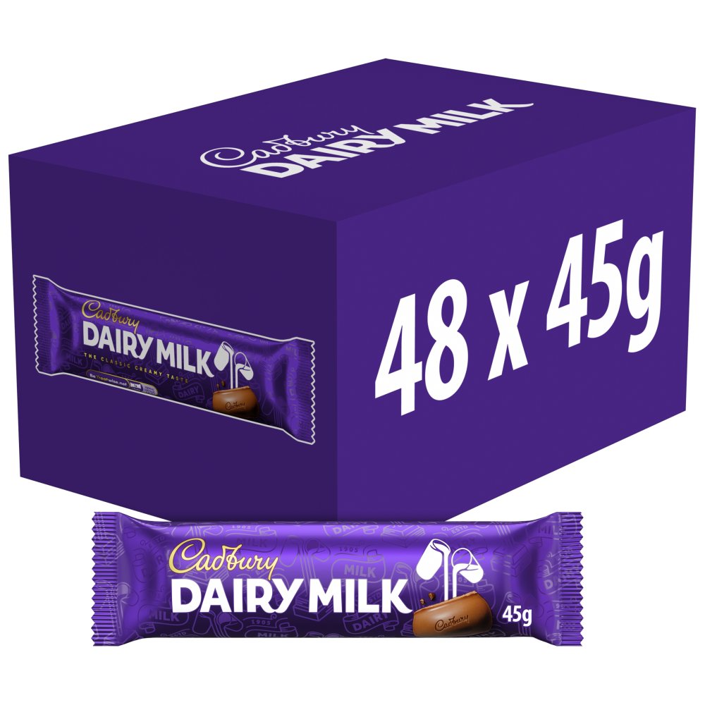 Cadbury Dairy Milk Chocolate Bar 45g