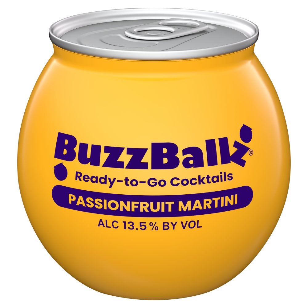 BuzzBallz Passionfruit Martini Cocktails 200ml