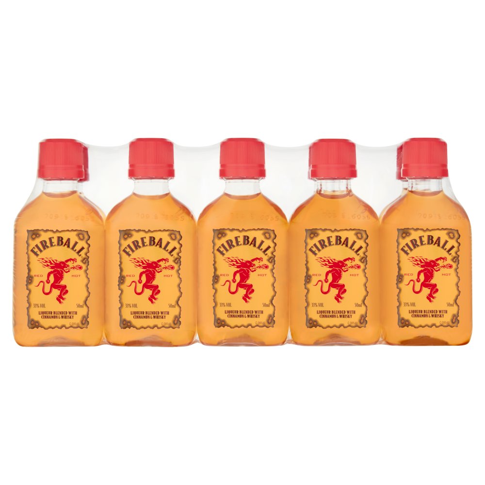 Fireball Cinnamon Whisky Liqueur 5cl Miniature