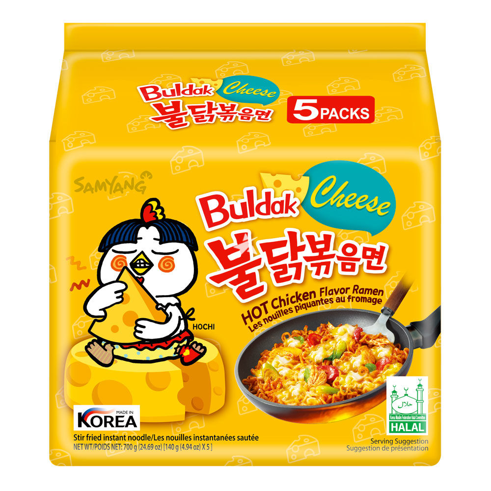 Buldak Cheese Hot Chicken Flavour Ramen 130g