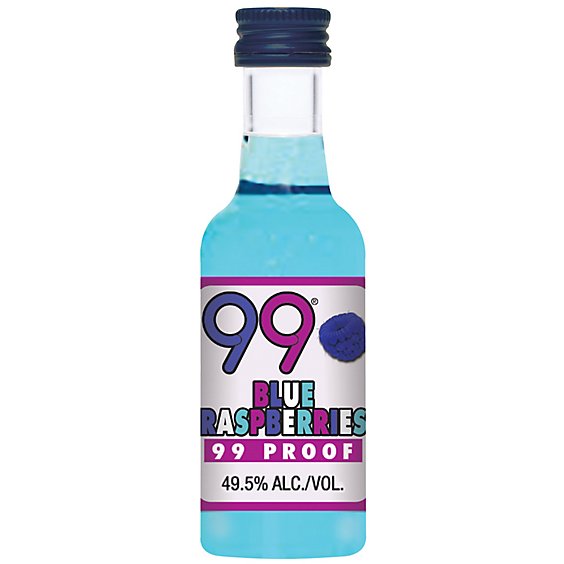 99 Brand Liqueur Shot Blue Raspberry 10 x 5cl