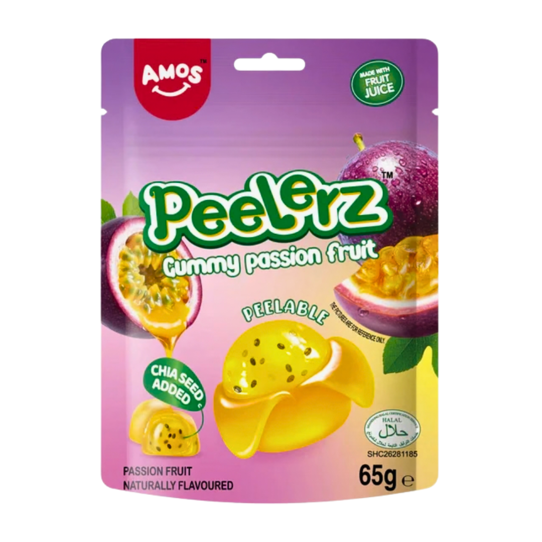 Amos Peelerz Gummy Passion Fruit 65g