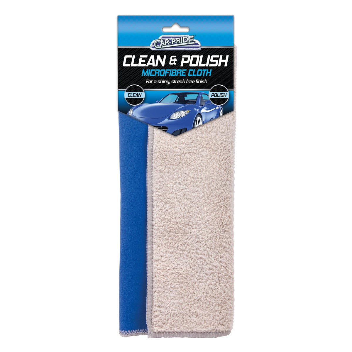 Car Pride Clean & Polish Microfibre Cloth