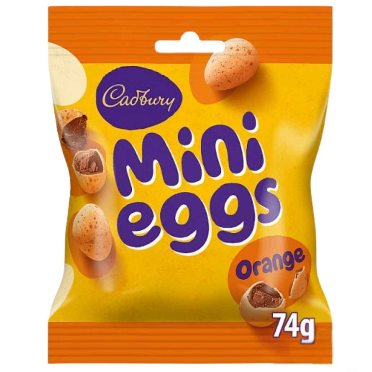 Cadbury Mini Eggs Orange Chocolate Bag 74g