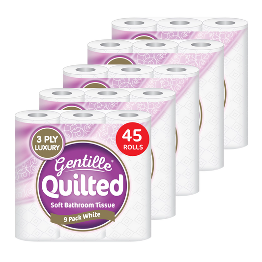 Nova Gentille Quilted 3 Ply Toilet Roll 9 Rolls