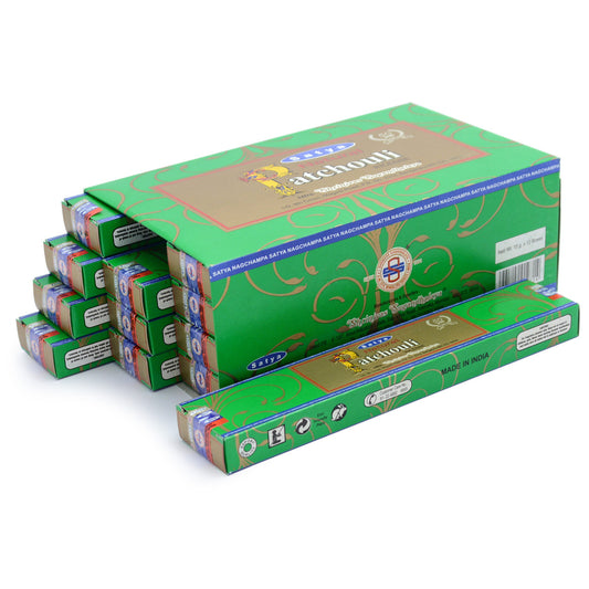 Natural Patchouli Incense Sticks by Satya