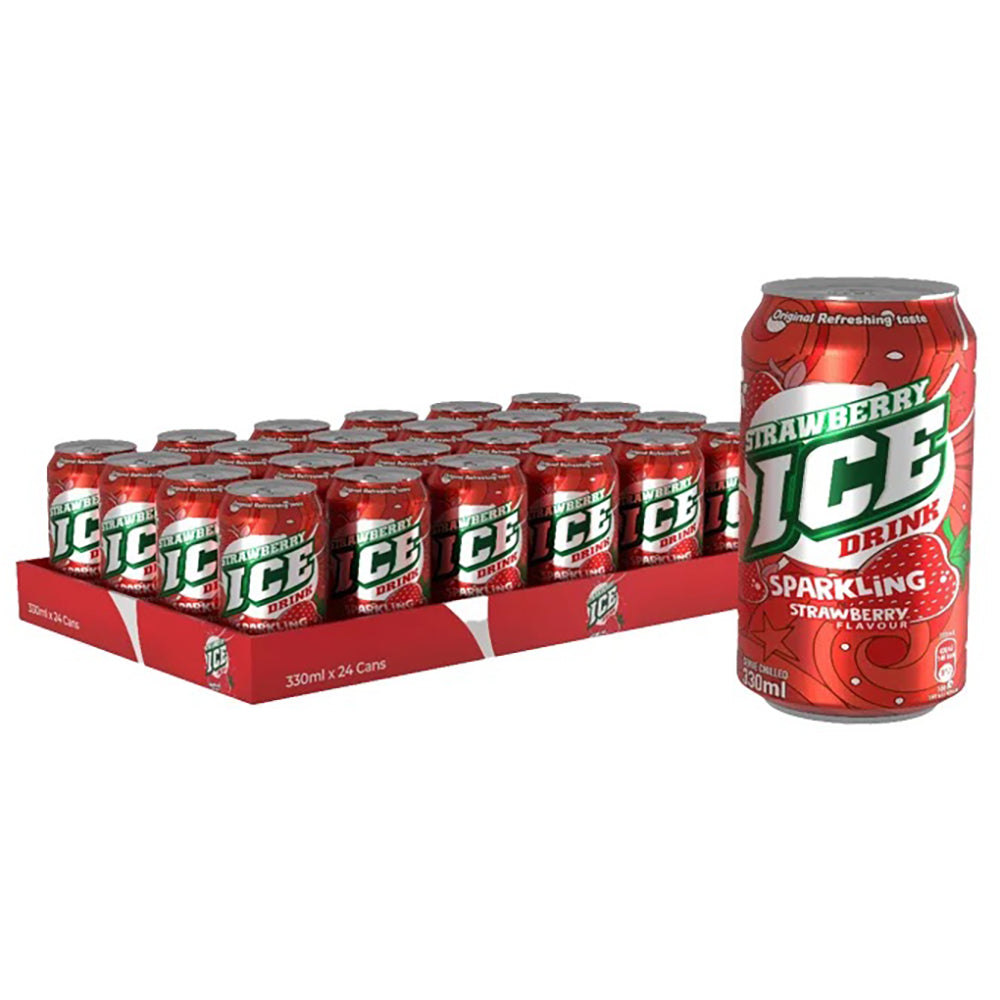 Ice Strawberry Cans 24 x 330ml