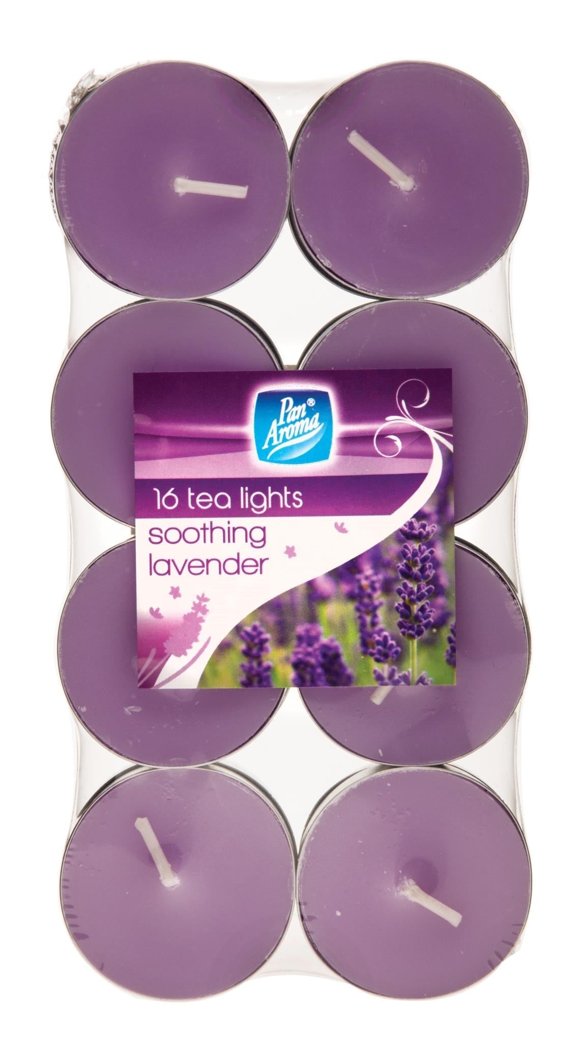 Pan Aroma Soothing Lavender Tealights 16pk