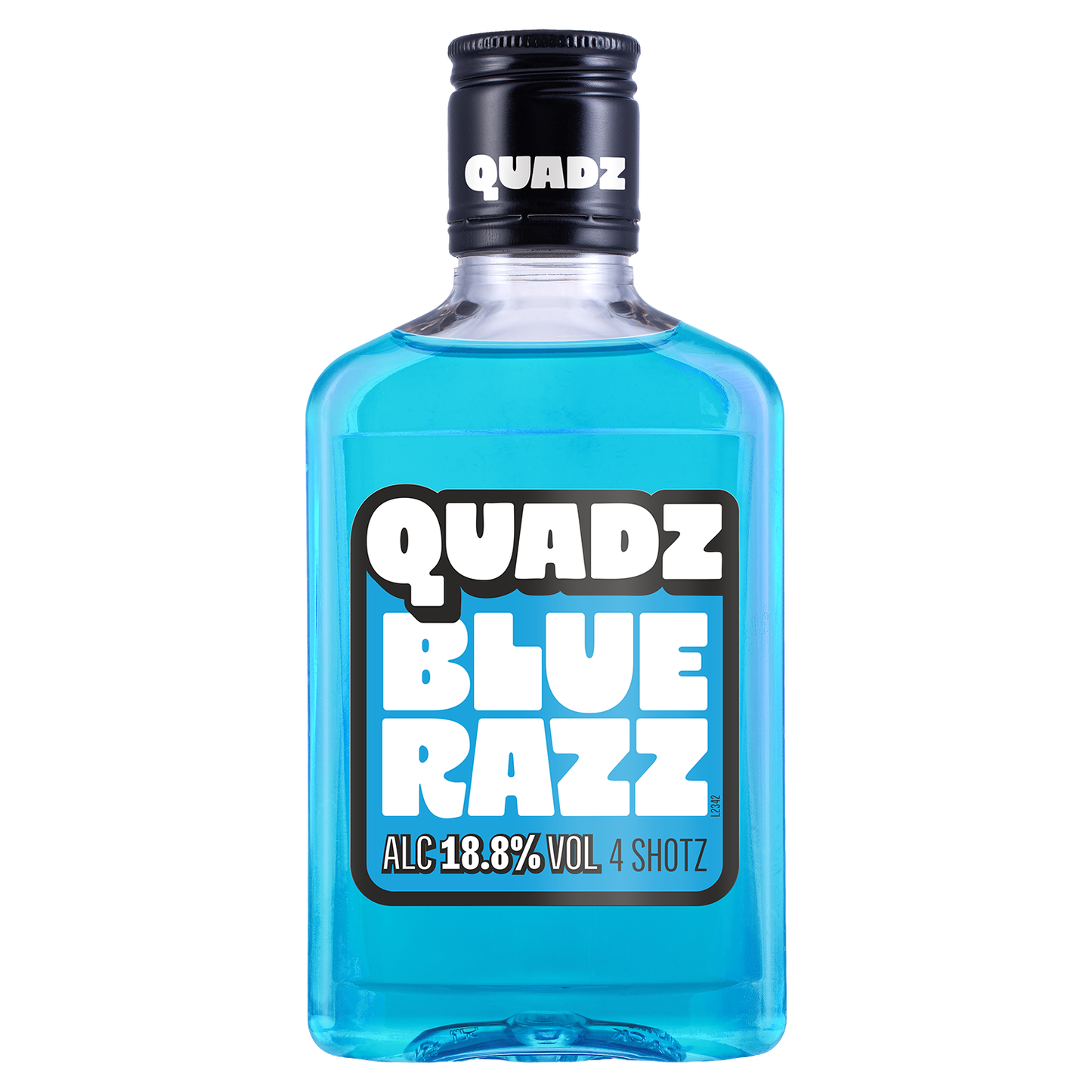 Quadz Blue Razz Bottled Cocktail 200ml