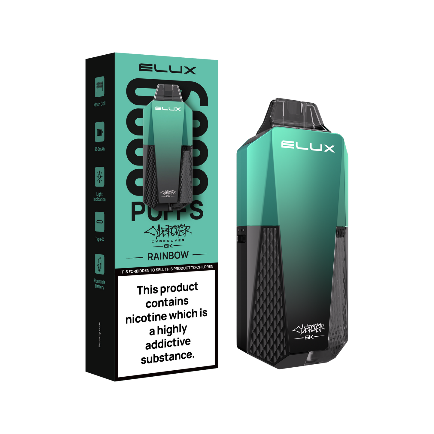 Elux Cyberover 6K Prefilled Vape