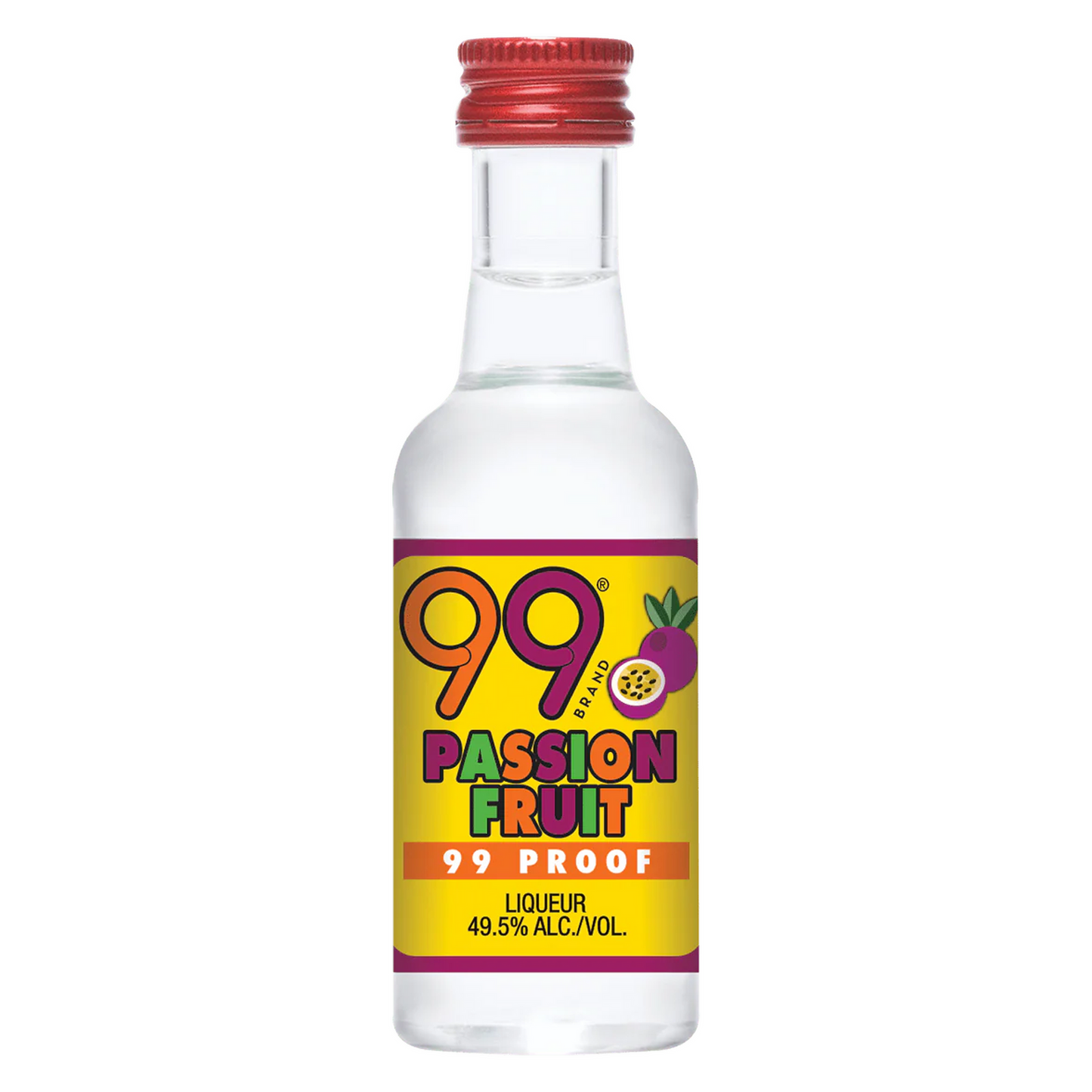 99 Brand Liqueur Shot Passion Fruit 10 x 5cl