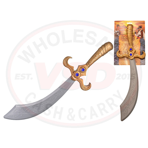 Pirate Sword On Tie Card