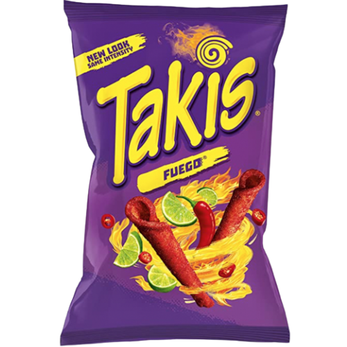 Takis Fuego Chilli and Lime Flavour Corn Snack 180g