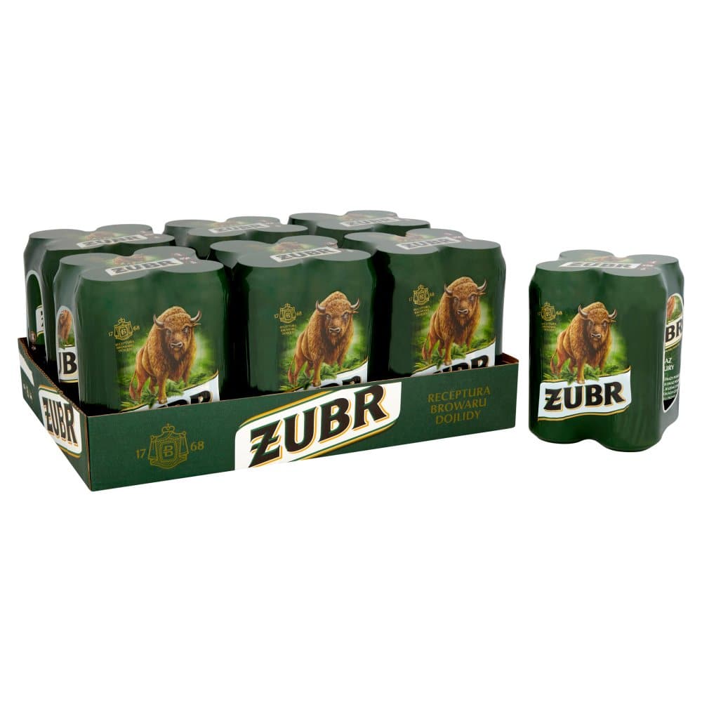 Zubr Imported Polish Lager 500ml Cans