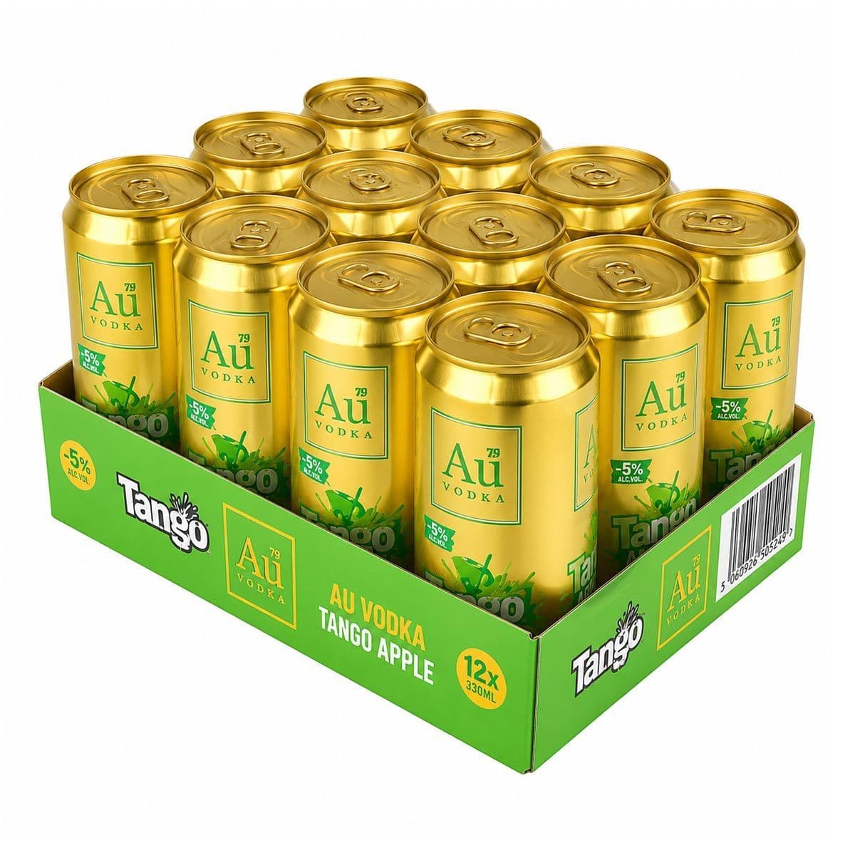 AU Vodka Tango Apple 12 x 330ml