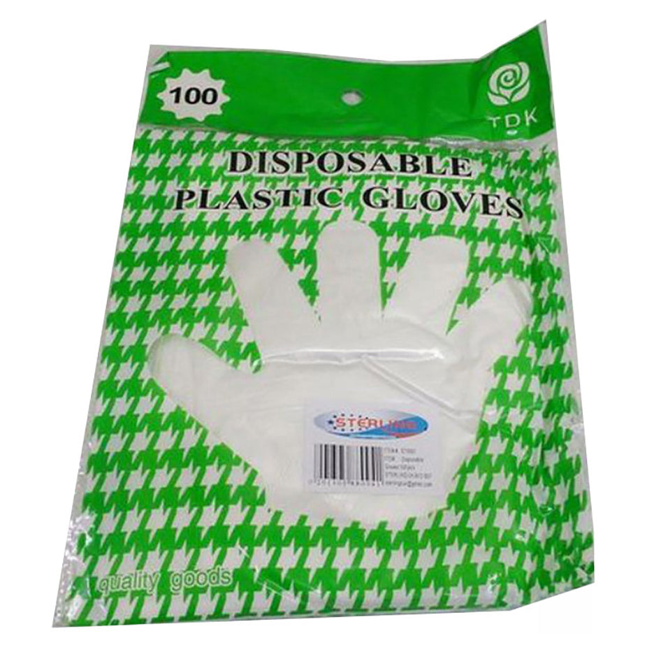 Disposable Plastic Gloves 100pcs