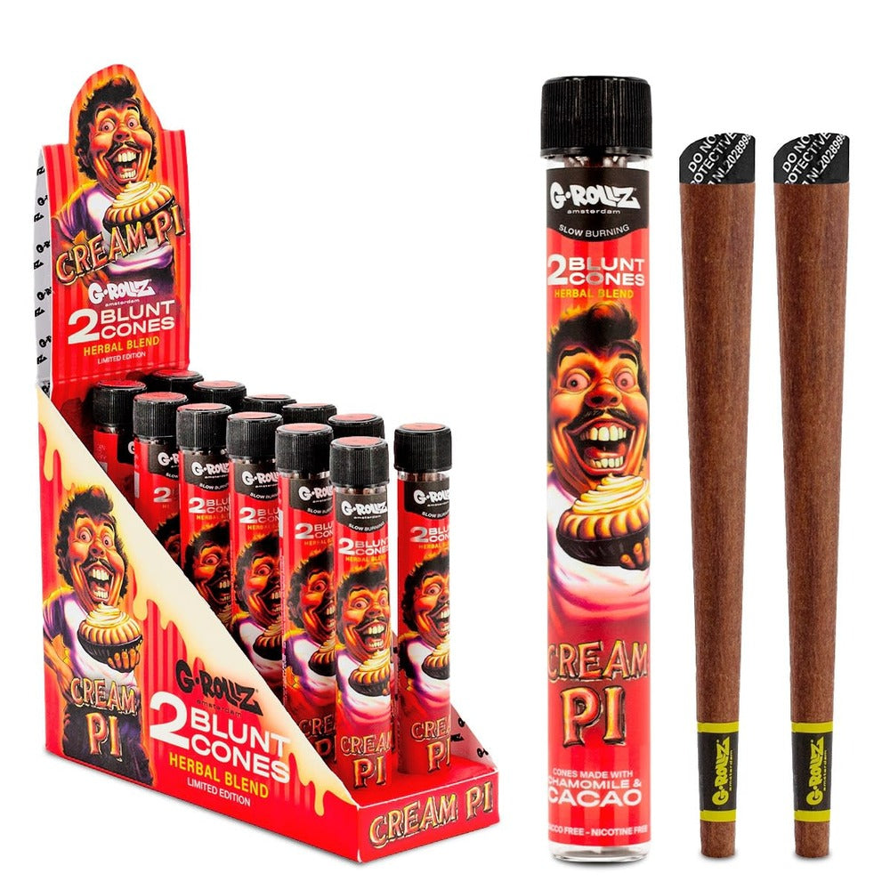 G-Rollz Cream Pi Chamomile Blunt Cones 2 Pack