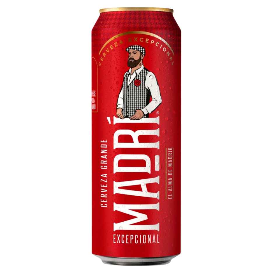 Madri Excepcional Lager Pint Cans 568ml