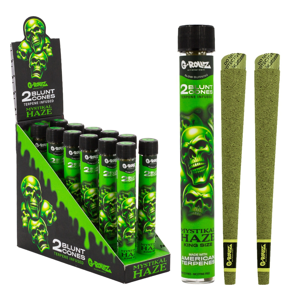 G-Rollz Mystikal Haze Blunt Cones 2 Pack