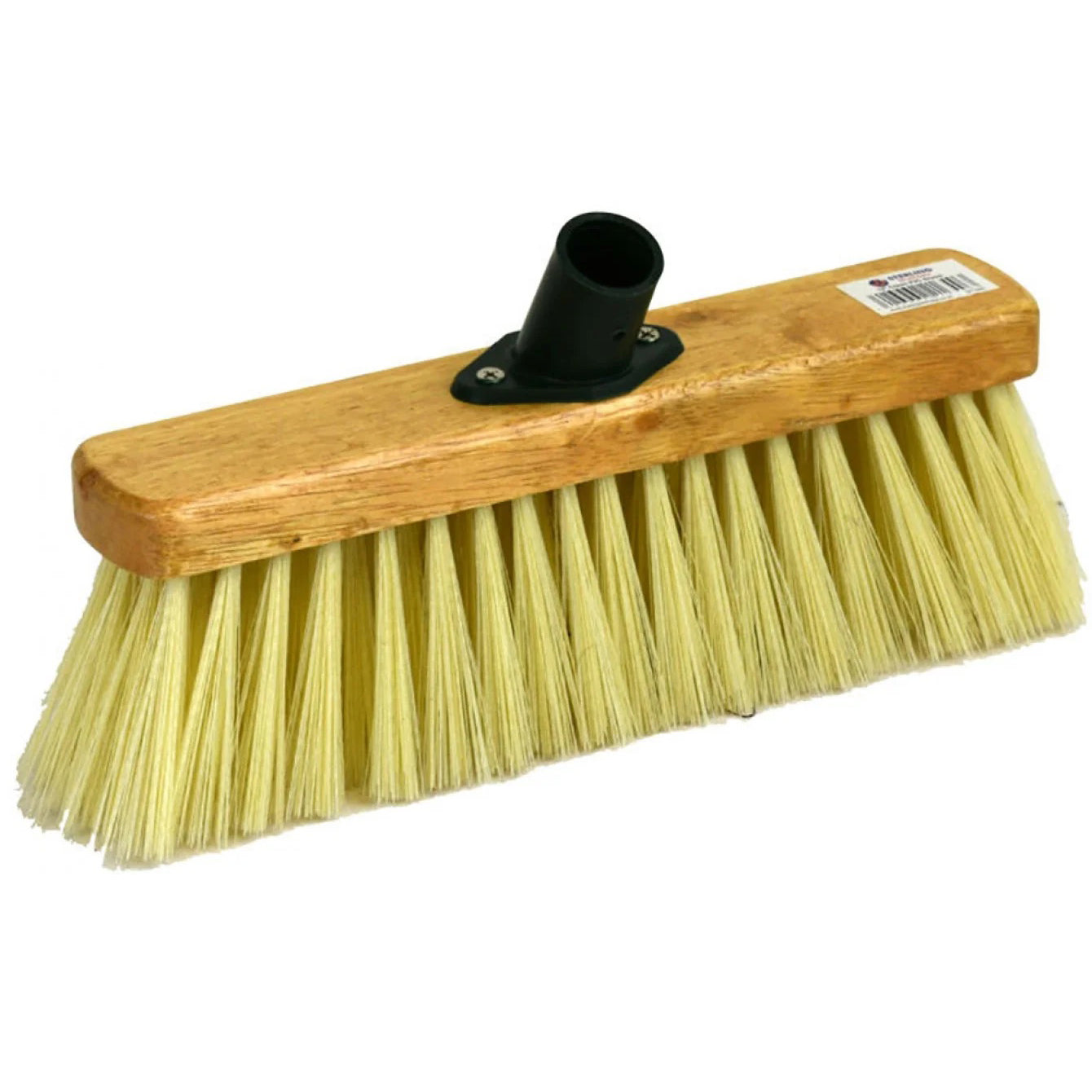 12" Cream PVC Broom Head