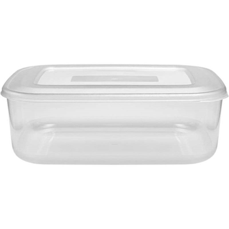 3L Rectangular Food Container Clear Base & Lid