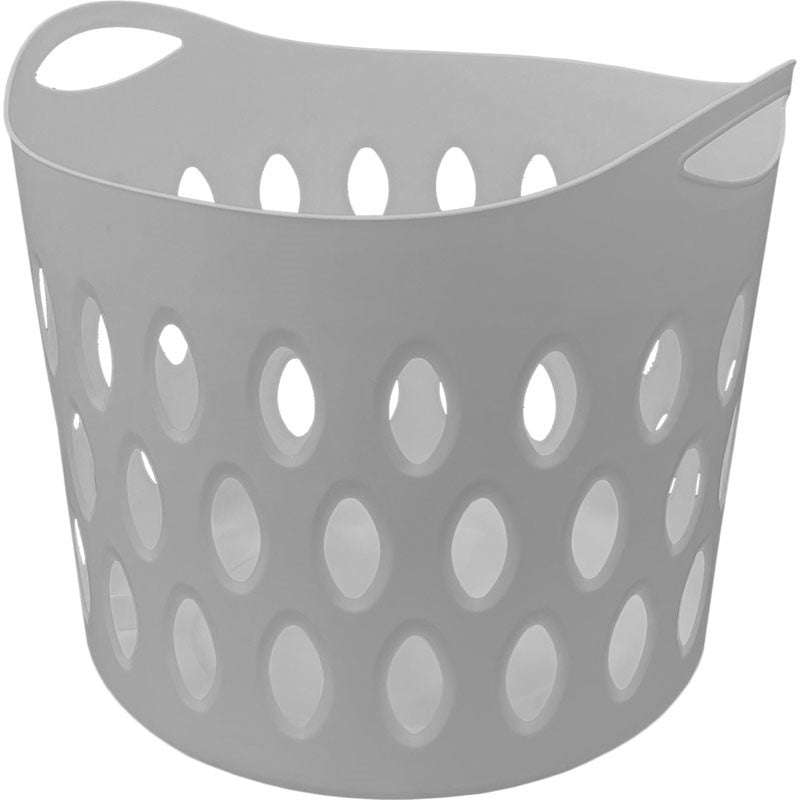 Small Grey Flexible Laundry Basket