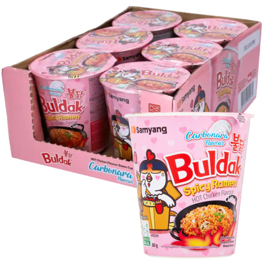 Buldak Carbonara Cup Noodles 6 x 80g