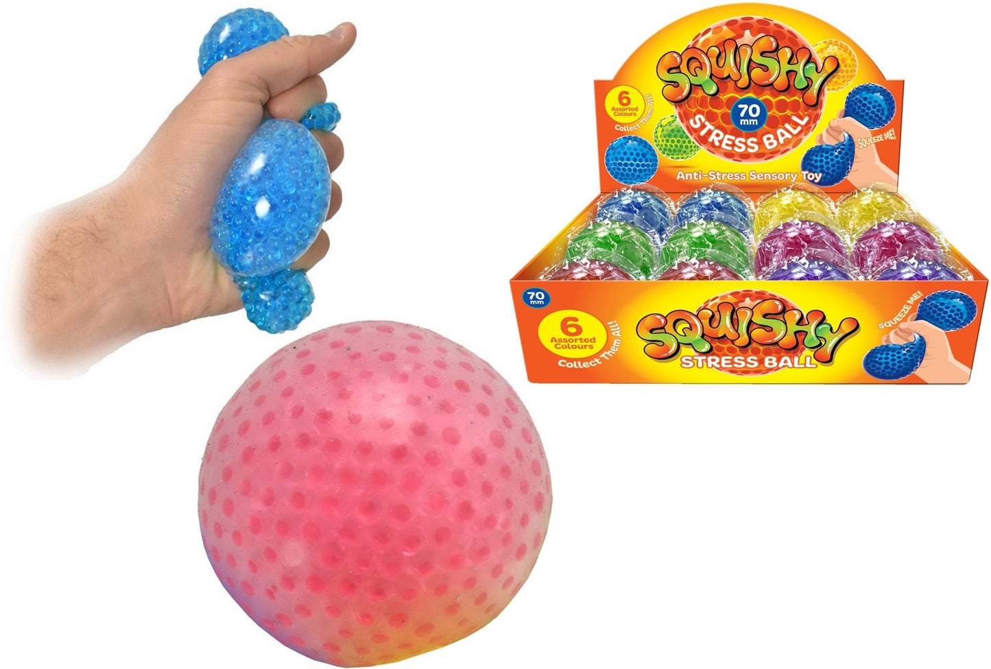 7CM Squishy Ball In Display Box