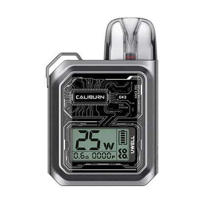Uwell Caliburn GK3 Vape Kit - Grey