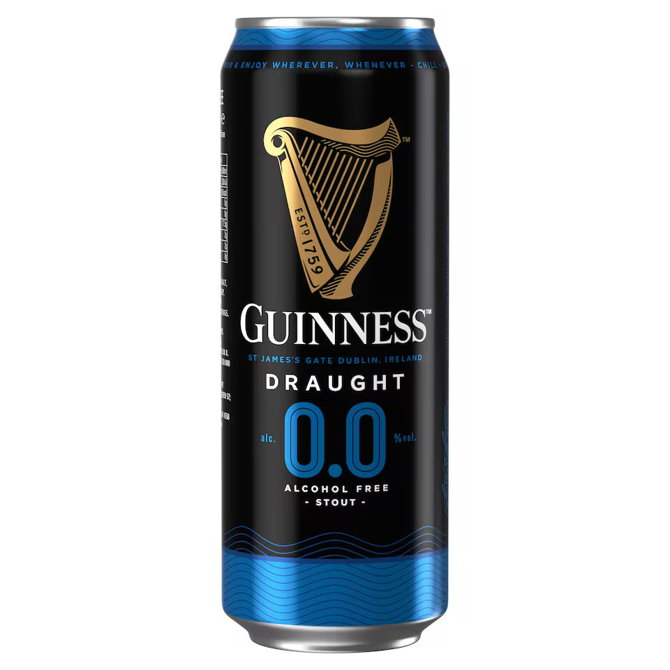 Guinness 0.0% Alcohol Free Draught Stout 440ml