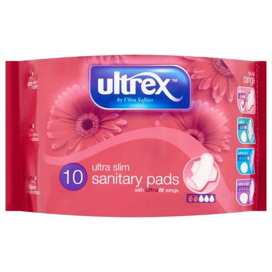 Ultrex Sanitary Pad Ultra Slim 12x10pk