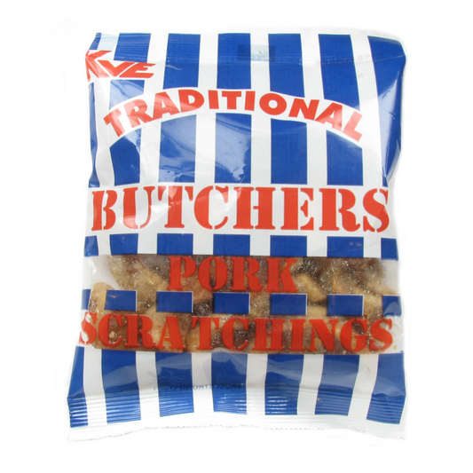 K.V.E Butchers Cards Pork Scratchings 100g