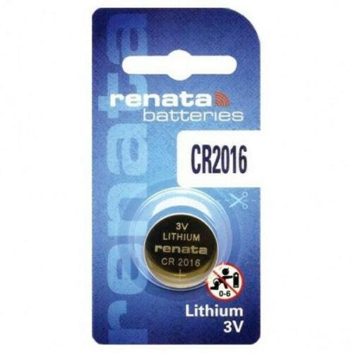 Renata CR2016 Lithium Battery 10 Pack