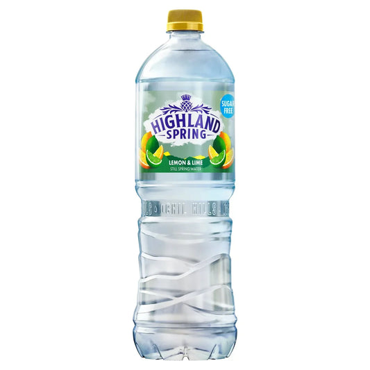 Highland Spring Sugar Free Lemon & Lime Water 1.25L
